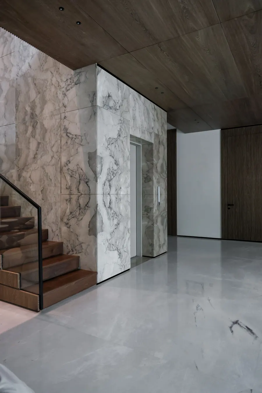 Marble entrance hall
